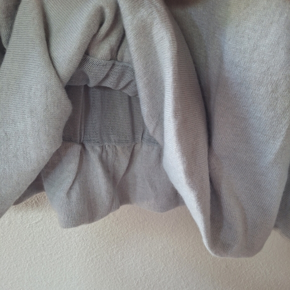 NWT Anthropologie Moth Mini Gray Bubble Hem Sweater Dress Size M - Picture 6 of 7